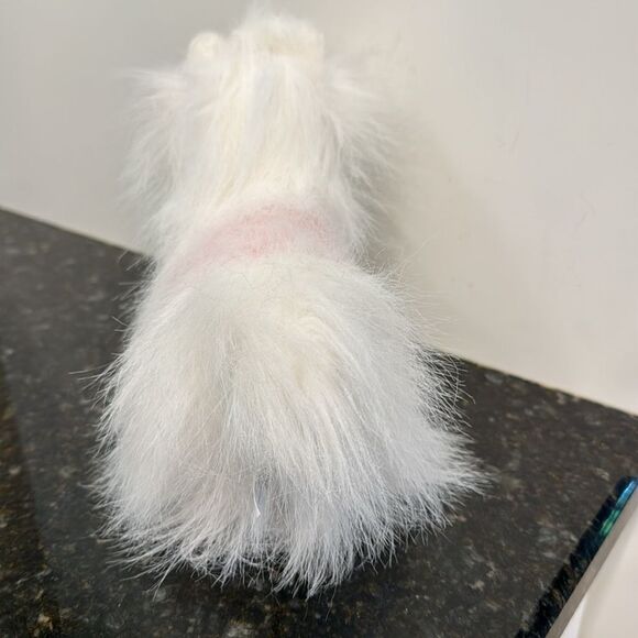 Ganz Webkinz Lil Kinz YORKIE 7" Plush DOG White Pink Stuffed Animal Toy No Code - Picture 5 of 10